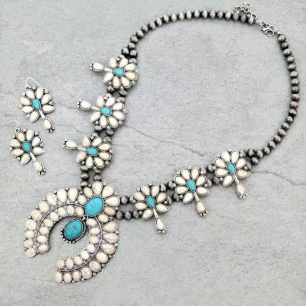Squash Blossom Necklace Set